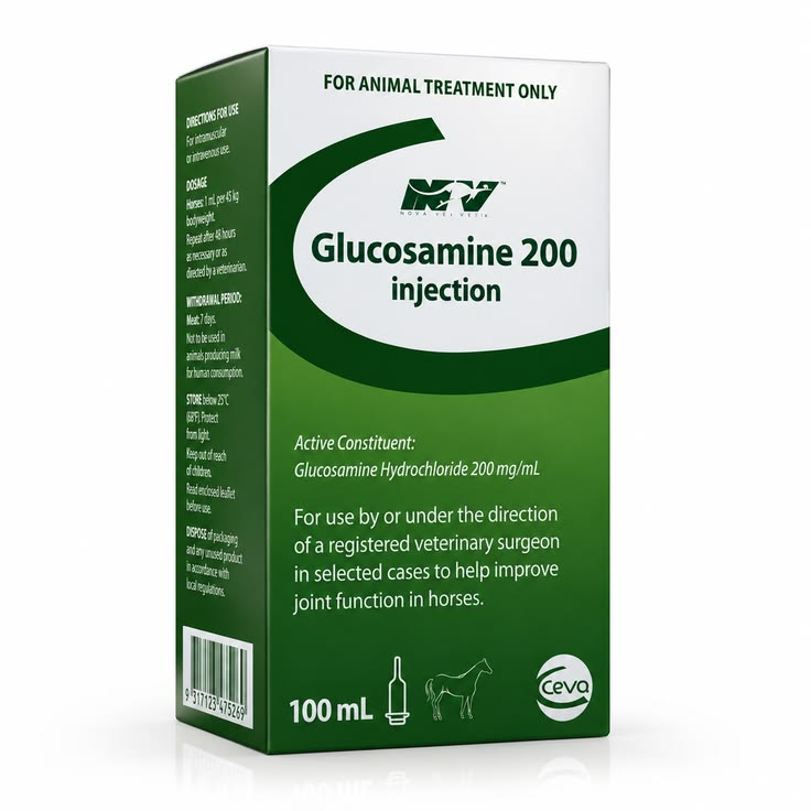 Glucosamine 200 Injection 100mL Veterinary Joint Support for Horses 2 Glucosamine 200 Injection 100mL