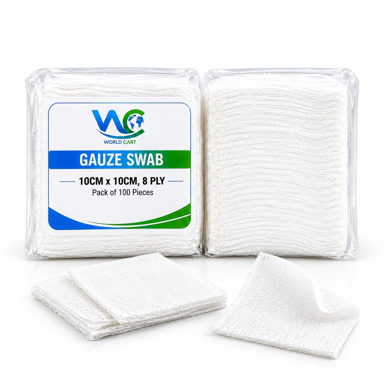 Wound Gauze Swabs 100-Pack